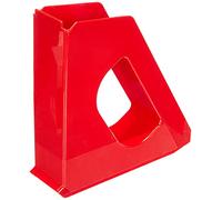 Esselte Europost Vivida Porte-revue en polystyrène A4 68 mm Rouge