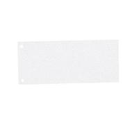 Esselte Intercalaires Trapèze de Séparation, Carton 1/3 Feuille A4, Lot de 100, Extra-Large, Blanc, 100% Recyclé, 20998