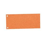 Esselte Intercalaires Trapèze de Séparation, Carton 1/3 Feuille A4, Lot de 100, Extra-Large, Orange, 100% Recyclé, 20999