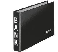 Esselte Leitz 1002 Classeur banque 2 anneaux 20 mm (Noir, inscription "Bank") (Import Allemagne)