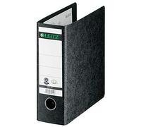 Esselte Leitz 10750000 Chemise à cartes Format A5 Portrait Largeur 75 mm Dos carte Noir