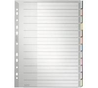 Esselte-leitz 12730000 trieur blanko a4 12 onglets en polypropylène (gris) G