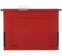 Esselte-Leitz 19863025 Lot de 5 dossiers suspendus latéraux en carton Alpha avec porte-étiquette (Rouge) (Import Allemagne)