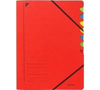 Esselte-Leitz 39070025 Trieur 7 onglets en carton (Rouge) (Import Allemagne)