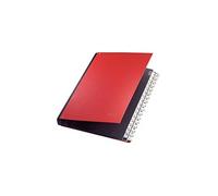 Trieur à soufflet, A4, 1-31, 32 compartiments, rouge