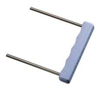 ESSELTE-LEITZ 60790000 PINCE SERRE-FEUILLES POUR CLASSEUR À LEVIER, MÉTAL AVEC POIGNÉE PLASTIQUE (MAUVE) G