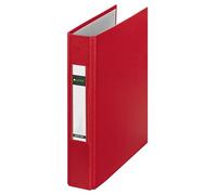 Esselte Leitz Classeur à anneaux A5 2 anneaux 25 mm rouge