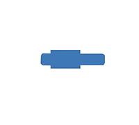 Esselte-leitz stecksignal-transparent-lot de 50-bleu