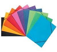 Esselte, lot de 10 chemises en carton 390g/m², 24x32cm, capacité 200 feuilles, pour l’école, la maison et le bureau, 628938