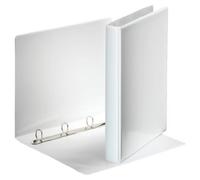 ESSELTE Lot de 10 Classeurs 4 anneaux personnalisable 3 poches dos de 35 mm A4 2 pochettes blanc