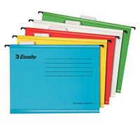 Esselte, Lot de 10 dossiers suspendus Pendaflex, assortis de couleur