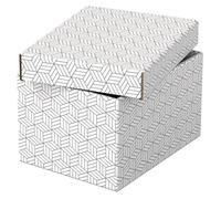 Boîte de rangement & cadeau Home S, set de 3, blanc