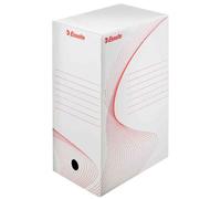 Esselte Lot De 50 Boîte D'archivage Boxy 25 X 35 Cm Dos De 100 Mm Blanc