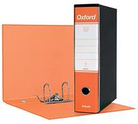 Esselte OXFORD Classeur avec mécanisme N.1 en format Protocole avec dos de 8 cm - Orange, 6 pièces