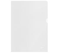 Esselte Pochette coin A4 en polypropylène recyclé grainé 100 microns incolore - Boîte de 100