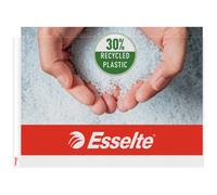 Esselte Quality, Pochettes Plastique Perforées A3 Paysage, Matière Grainée Mate Transparente, Ouverture sur le haut, Polypropylène 85 Microns, Lot de 10, 47182