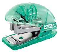 Esselte Rapid - Mini Agrafeuse, Rechargeable par le Haut, Capacité 10 Feuilles, Ôte-Agrafe Intégré, Maison/Bureau/École, Agrafes Incluses, Gamme Colour'Breeze, Vert, 5001326