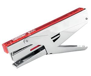 Esselte Rapid - Pince Agrafeuse, Rechargeable par le Haut, Capacité 15 Feuilles, Agrafeuse Robuste en Métal, Maison / Bureau / École, Agrafes Incluses, Gamme Colour'Breeze, Corail, 5001544