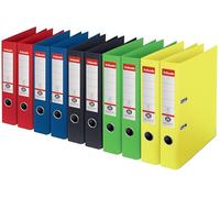 Esselte Reliure à anneaux Esselte avec mécanisme à levier, carton 100% recy hemises A4, espacement de 5 cm, 627578, couleurs assorties, lot de 1 pièce