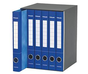 ESSELTE S65 ESSENTIALS E6 groupe classeur à 2 anneaux - dos 4 cm - Bleu - 391965050