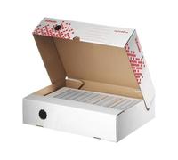 Esselte Speedbox Boîte À Archives Carton Rouge Et Blanc