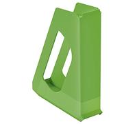 Esselte VIVIDA 628219 Lot de 10 porte-revues en plastique solide Vert Format A4 Idéal pour brochures, brochures, documents, dossiers et dossiers