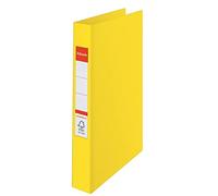 Esselte Vivida Classeur 4 anneaux en polypropylène A4 190 feuilles 25 mm Jaune