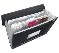 Esselte Classeur ménager Vivida A4 en polypropylène 350 feuilles Noir 624017