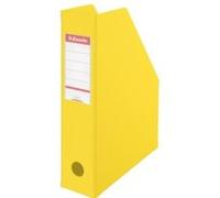 Porte-revues VIVIDA, A4, carton, jaune, dos: 70 mm
