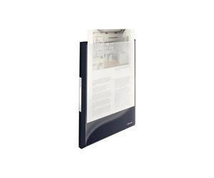 Esselte Vivida Panorama Porte Vues 40 Pochettes A4 Pour 80 Feuilles Noir Vif