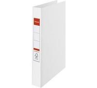 Classeur à Anneaux Esselte Standard A4 Blanc, 2 Anneaux de 25mm, Largeur 35mm, Matériau Plastique PP, Référence Esselte 14449