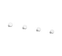 Essem Design Crochet petit Classic. lot de 4 Blanc
