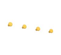 Essem Design Crochet petit Classic. lot de 4 Sun yellow