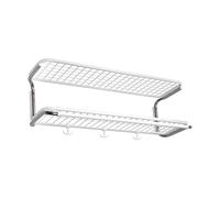 Essem Design Étagère à chapeaux Classic 650 blanc/chrome. 2 niveaux. 70 cm