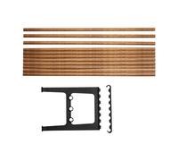 Essem Design Extension de banc Nostalgi 100 cm Bambou-noir