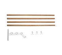 Essem Design Extension d'étagère à chapeaux Nostalgi 291 100 cm Bambou-blanc