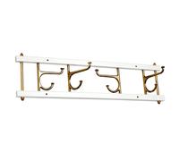 Essem Design Porte-manteaux Maxi 4 Blanc-Laiton