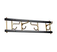 Essem Design Porte-manteaux Maxi 4 Noir-Laiton