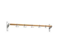 Essem Design Support mural avec crochets Nostalgi 100 cm Bambou-aluminium