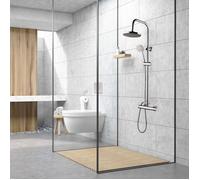 Essemika Colonne de douche avec Mitigeur Thermostatique - Chrome - Essebagno