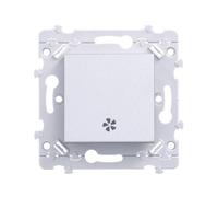 Essensya Poussoir VMC Titane - HAGER WE049T