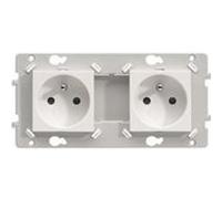 Hager Prise double Essensya WE122 2P+T