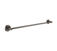 Essentials Barre porte-serviettes en métal avec fixations cachées, Hard Graphite brossé (40366AL1)