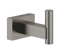 Essentials Cube patère murale, hard graphite brossé (G40511AL1)