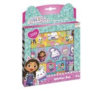 Essentials Gabby's Dollhouse Lot d'autocollants pour enfants - Jouets colorés à offrir et à jouer, ensemble de filles avec différentes couleurs et motifs de paysages