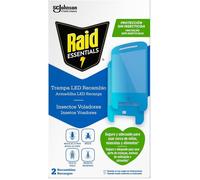 Essentials Lot de 2 recharges pour piège LED Anti-Mouches,Anti-Mouches et Mites,sans Insecticide,Protection 24/7 Contre Les Insectes