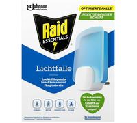 Essentials Piège Lumineux LED pour Mouches, Mouches à Fruits et Mites, Protection 24/7, sans Insecticide, adapté à la Famille