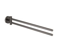 Essentials Porte-serviettes en métal avec 2 bras pivotants, Hard Graphite (40371A01)