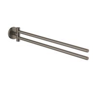 Essentials porte-serviettes, hard graphite brossé (40371AL1)
