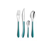 Amefa Ménagère Bistro 1-2-3 24 couverts Acier inox 18/0 Crème 1,5 mm